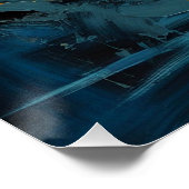 Poster Illustration Abstraite du violon (Coin)