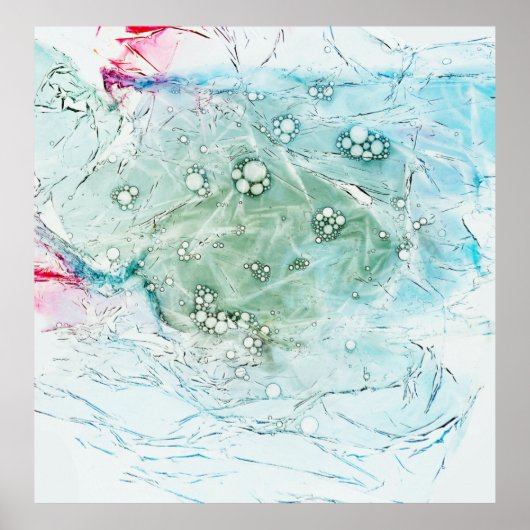 Poster Illustration abstraite multicolore (Devant)