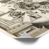 Poster Illustration alchimique vintage (Coin)