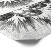 Poster Illustration alchimique vintage (Coin)