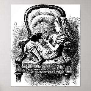 Poster Illustration Alice et Kitten