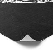 Poster Illustration anatomique du cerveau Imprimer no 3 (Coin)