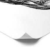 Poster Illustration anatomique vintage (Coin)