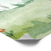 Poster Illustration aquarelle-Forêt de fées. Enfants i (Coin)