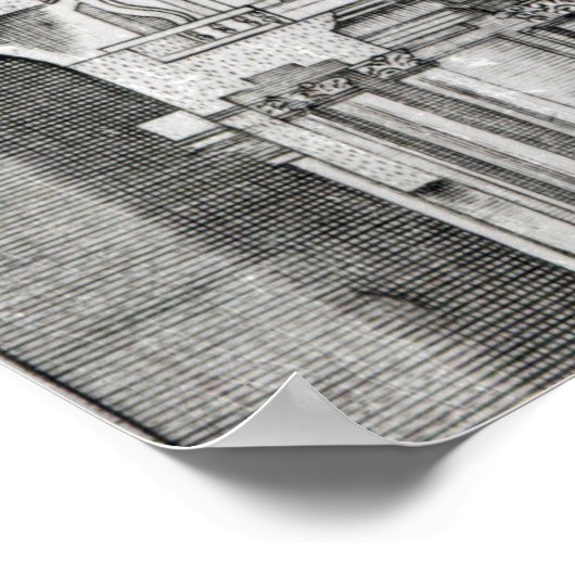 Poster Illustration architecturale (Coin)