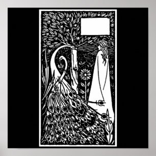 Poster Illustration-Aubrey Beardsley 38 d'Affiche-Cru