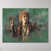 Poster Illustration BILBO BAGGINS™ (Devant)