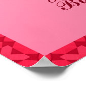 Poster Illustration Birthstone pour Janvier - Garnet (Coin)