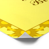 Poster Illustration Birthstone pour novembre - Topaz (Coin)