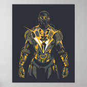 Poster Illustration Black Lightning (Devant)