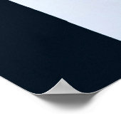 Poster Illustration blanche, noire et grise (Coin)