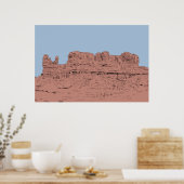 Poster Illustration Bluff, Utah (Cuisine)