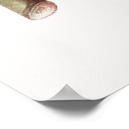 Poster Illustration botanique (Coin)