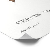 Poster Illustration botanique vintage (Coin)