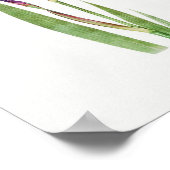 Poster Illustration botanique vintage (Coin)