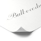 Poster Illustration botanique vintage (Coin)