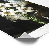 Poster Illustration botanique vintage (Coin)