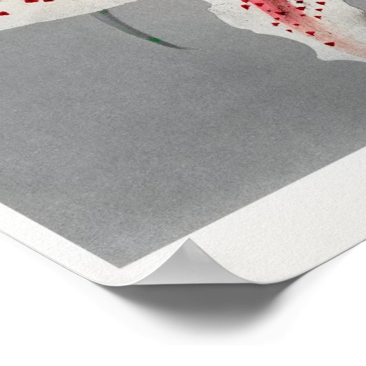 Poster Illustration botanique vintage (Coin)