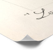 Poster Illustration botanique vintage (Coin)