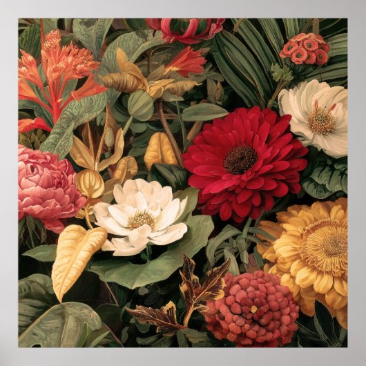 Poster Illustration botanique vintage (Devant)