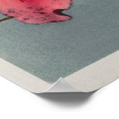 Poster Illustration botanique vintage (Coin)