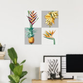 Poster Illustration botanique vintage (Bureau à domicile)