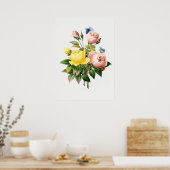 Poster Illustration botanique vintage (Cuisine)