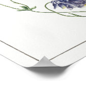 Poster Illustration botanique vintage (Coin)