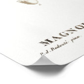 Poster Illustration botanique vintage (Coin)