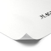 Poster Illustration botanique vintage (Coin)