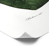 Poster Illustration botanique vintage (Coin)