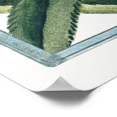 Poster Illustration botanique vintage (Coin)