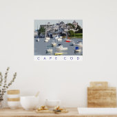 Poster Illustration Cape Cod Harbour (Cuisine)
