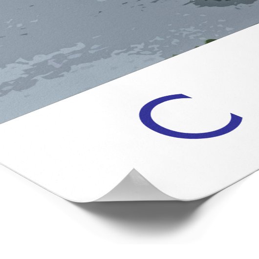 Poster Illustration Cape Cod Harbour (Coin)