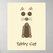 Poster Illustration CAT Tabby (Devant)