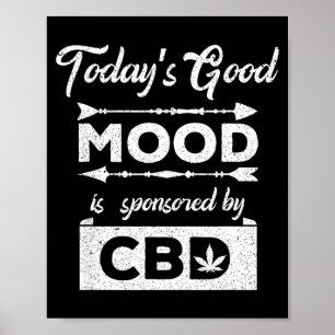 Poster Illustration CBD Parrainée par la Bonne Humeur d'A