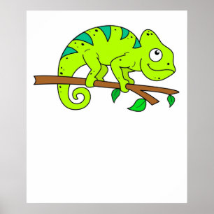Poster Illustration Chameleon