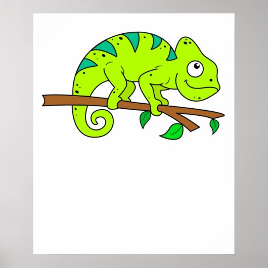 Poster Illustration Chameleon (Devant)
