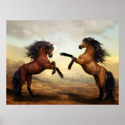 Poster Illustration Cheval (Devant)