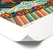 Poster illustration chinoise vintage par Albert Racinet (Coin)