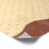 Poster Illustration chocolat chaud (Coin)