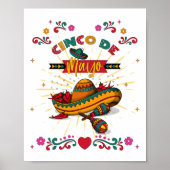 Poster Illustration Cinco De Mayo, 2/2 (Devant)
