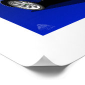 Poster Illustration classique de l'affiche de Mini Cooper (Coin)