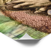 Poster Illustration classique de l'arbre du Père Noël joy (Coin)