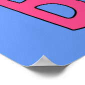 Poster Illustration colorée d'un joyeux anniversaire (Coin)