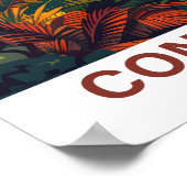 Poster Illustration Congolian Rainforest Voyage (Coin)