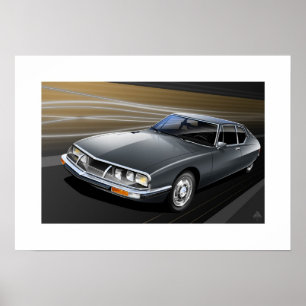 Poster Illustration d'affiche de SM de Citroen