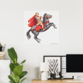 Poster Illustration d'Alexandre le Grand (Bureau à domicile)