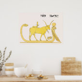 Poster Illustration d'Apis de Pantheon Egyptien (1823-182 (Cuisine)