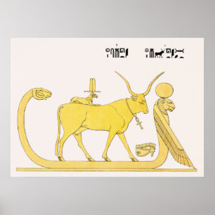 Poster Illustration d'Apis de Pantheon Egyptien (1823-182